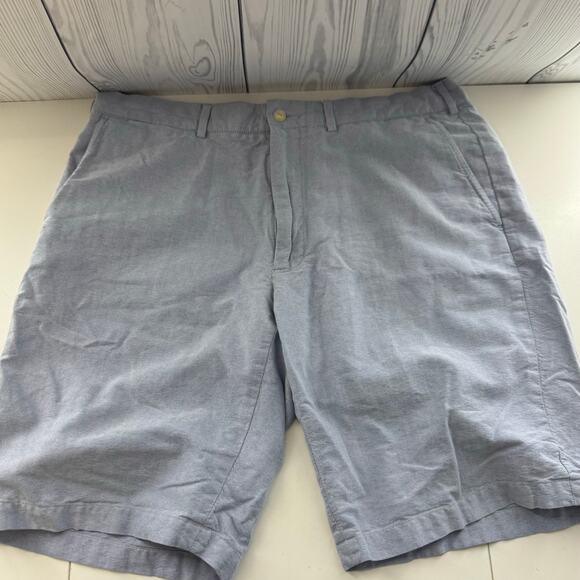 Polo Ralph Lauren Shorts Mens 36 x 9 Blue Preppy Classic Golf Chinos Vtg 90s Y2K - Picture 1 of 7